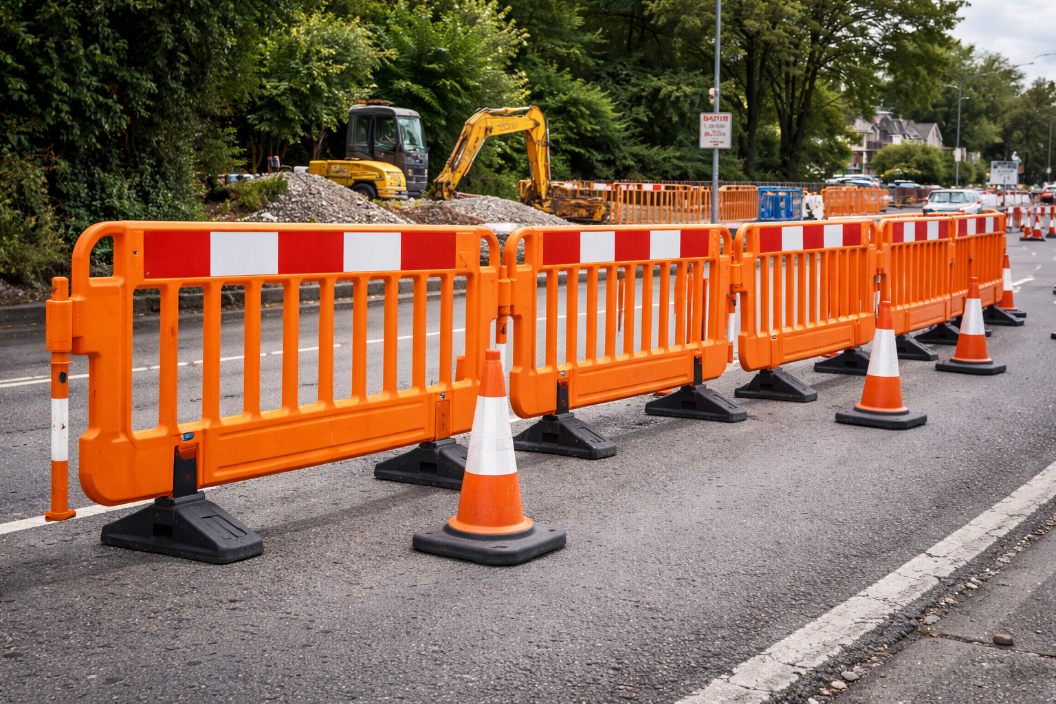 Site Safety & Security Hire — Barriers, Fencing & Cable Protection ...